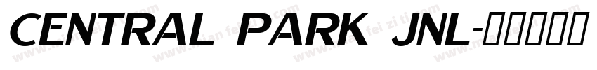 Central Park JNL字体转换